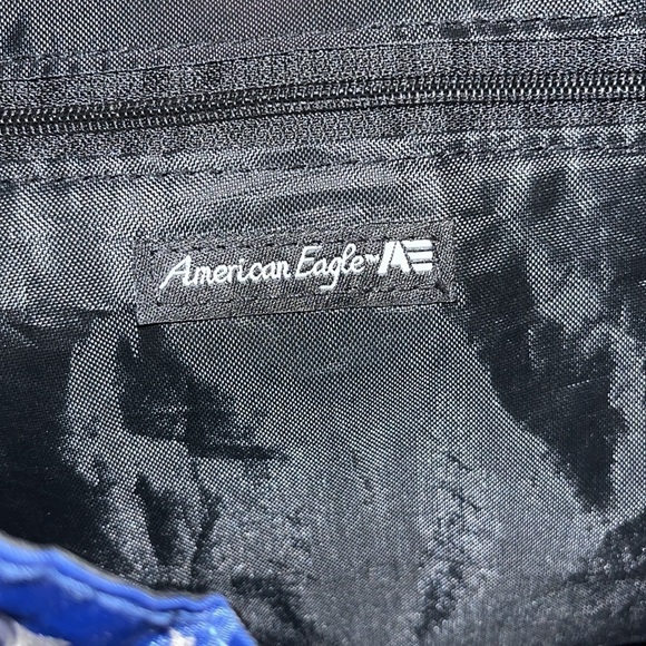 AMERICAN EAGLE
Payless American Eagle silver stars with blue Backpack /Dark Blue - Picture 7 of 8